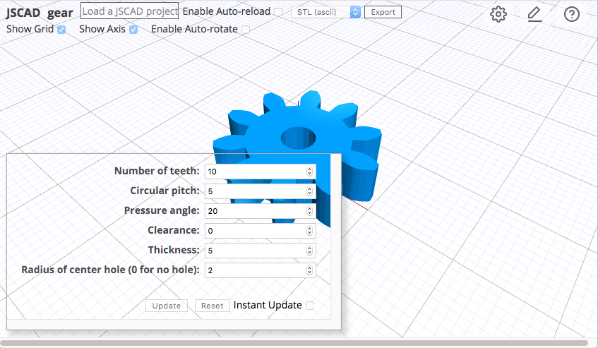 Example with Parameters Example with Parameters